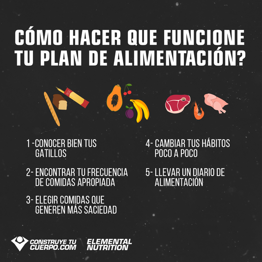 COMO HACER QUE FUNCIONES TU PLAN DE ALIMENTACIÓN?