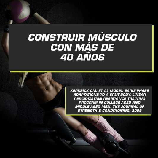 GANAR MASA MUSCULAR CON MAS DE 40 AÑOS