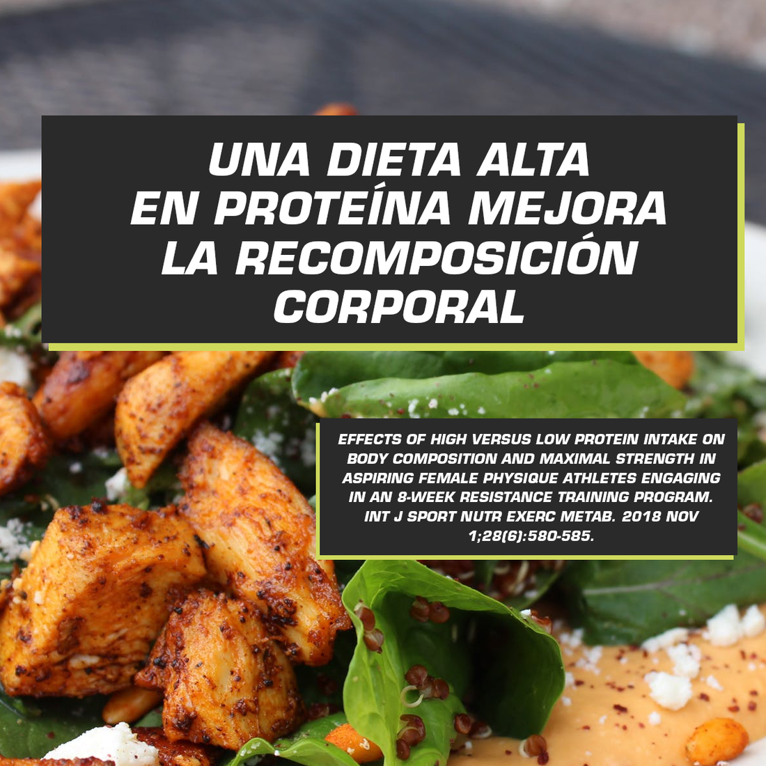 UNA DIETA ALTA EN PROTEINA MEJORA LA RECOMPOSICION CORPORAL