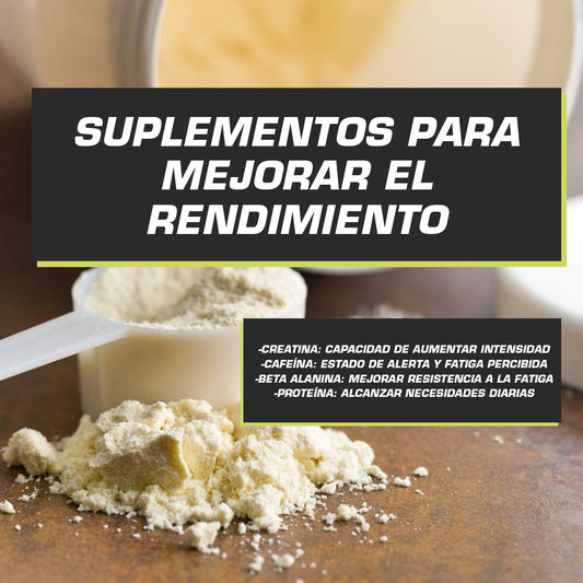 SUPLEMENTOS PARA MEJORAR EL RENDIMIENTO