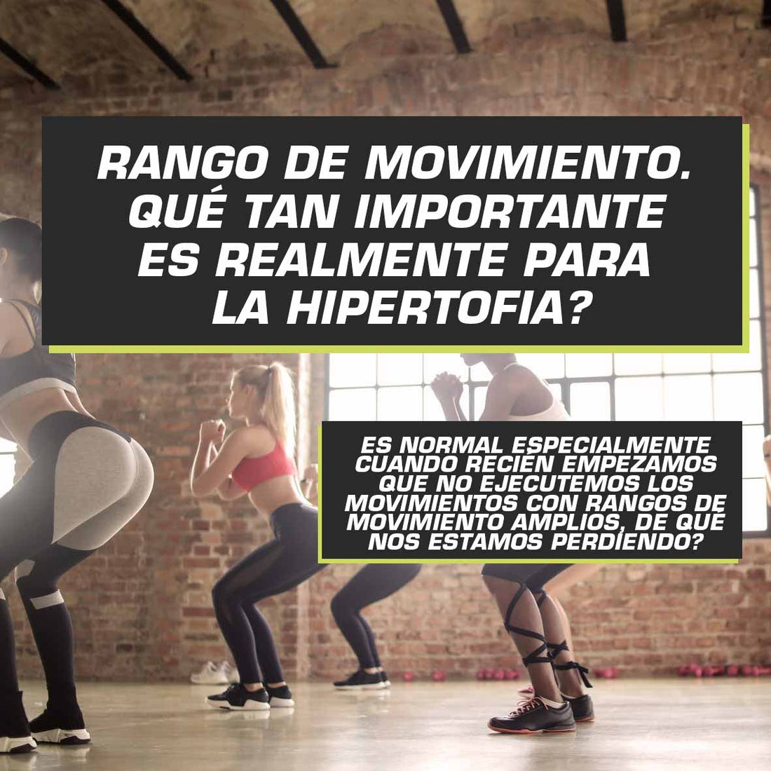 AFECTA O NO EL RANGO DE MOVIMIENTO DE UN EJERCICIO DE MUSCULACION?