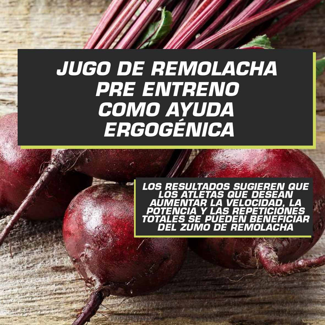 JUGO DE REMOLACHA COMO PRE ENTRENO