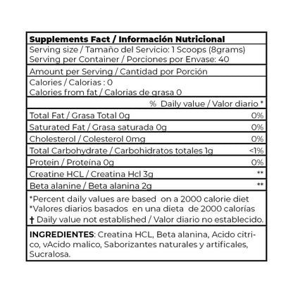 SYNERGY CREATINA + B-ALANINA